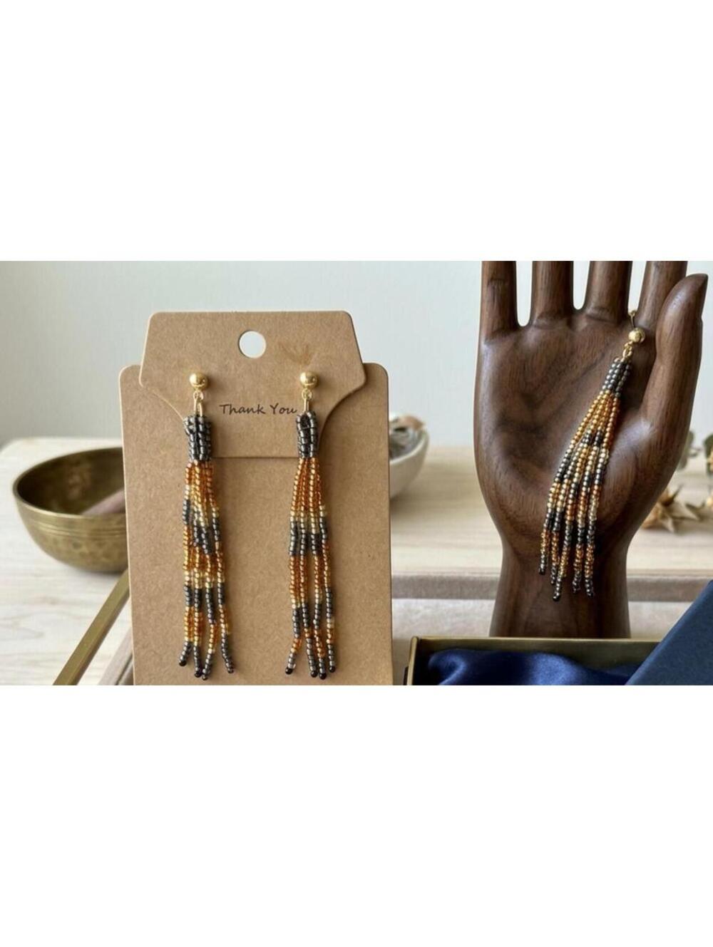 Handcrafted Beaded Earrings